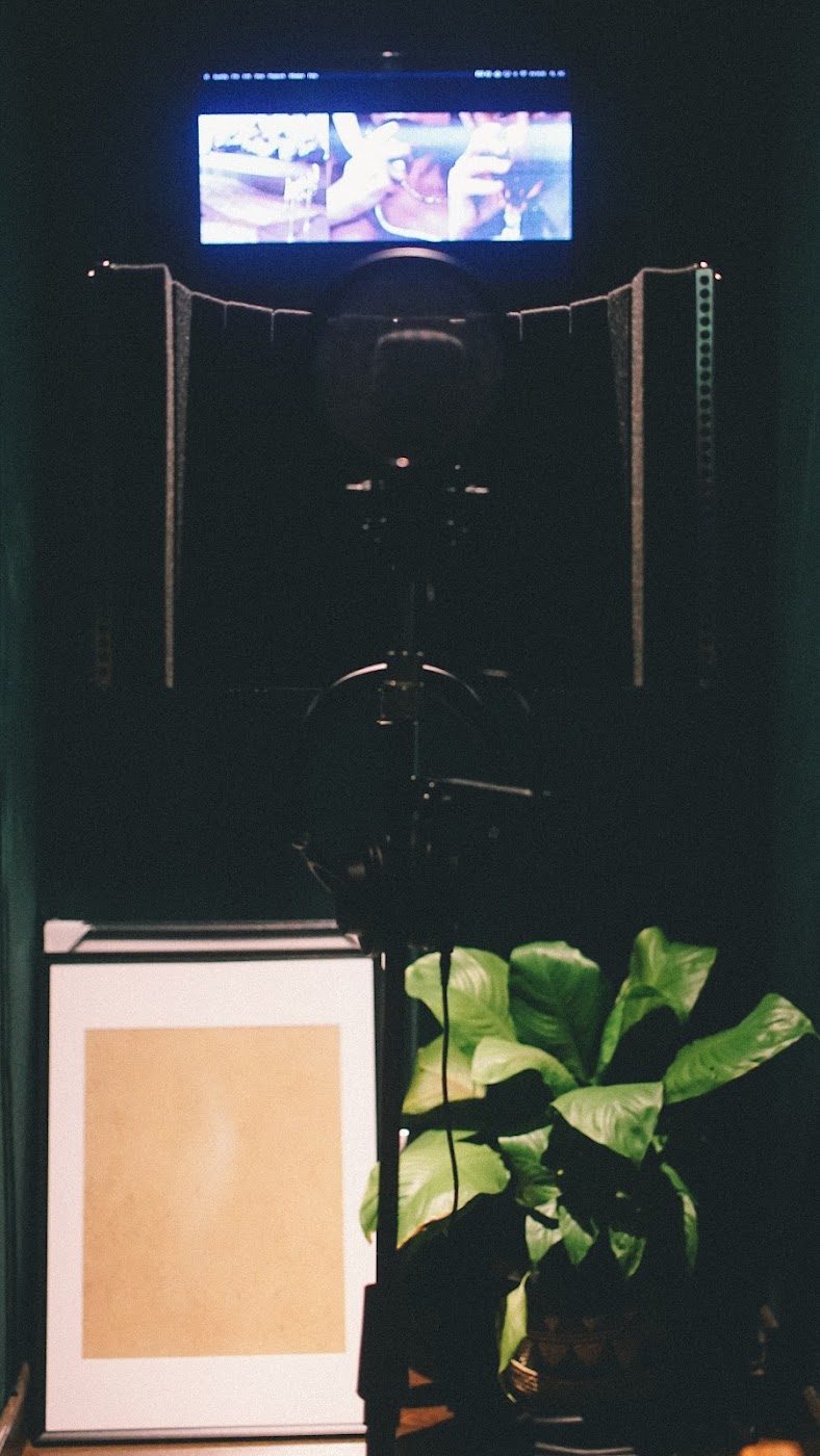 The vocal booth